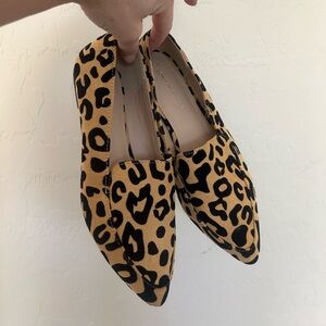 London Rebel Leopard Print Flats Size UK 4